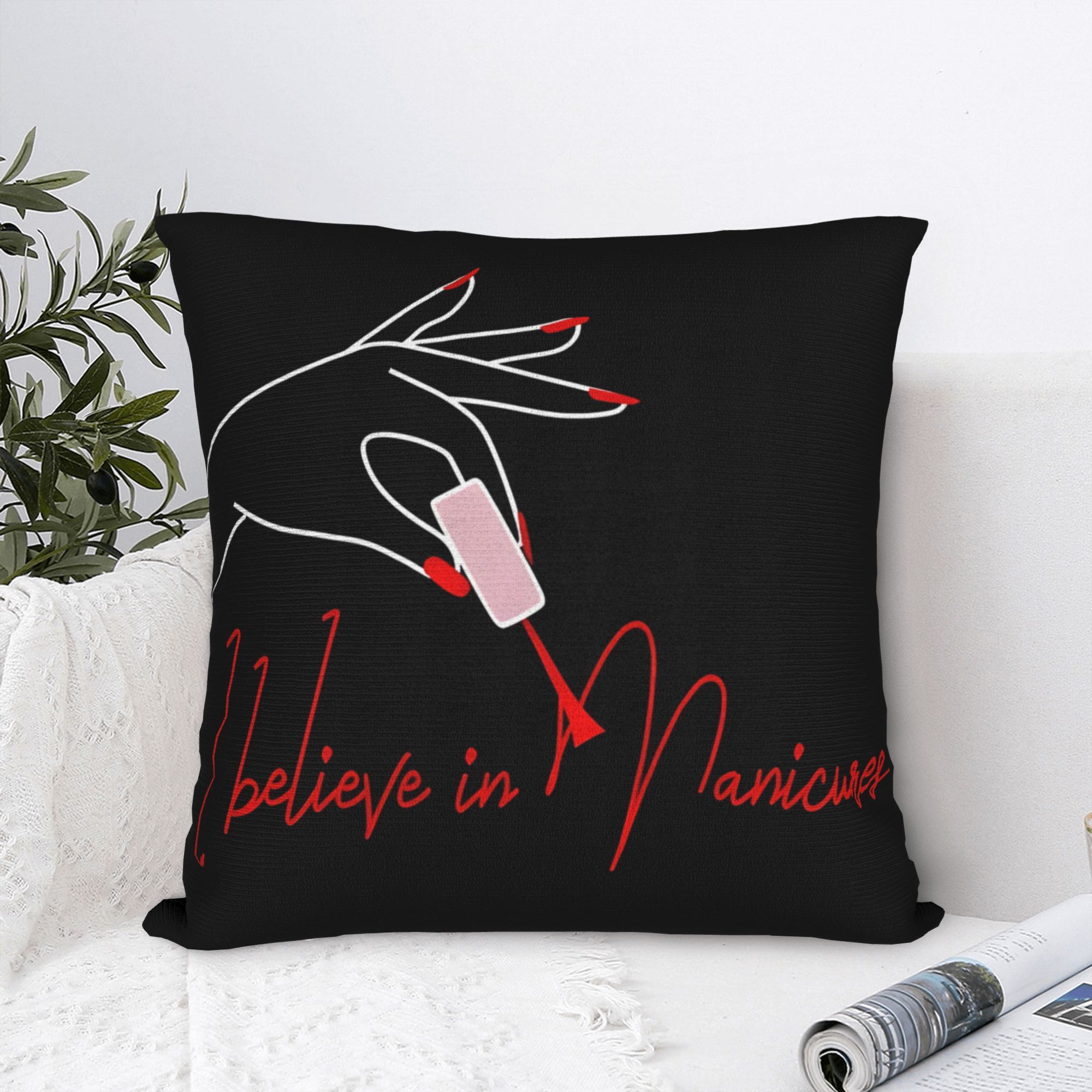Nail Art Quotes Funny - Housse de coussin amusante pour manucure