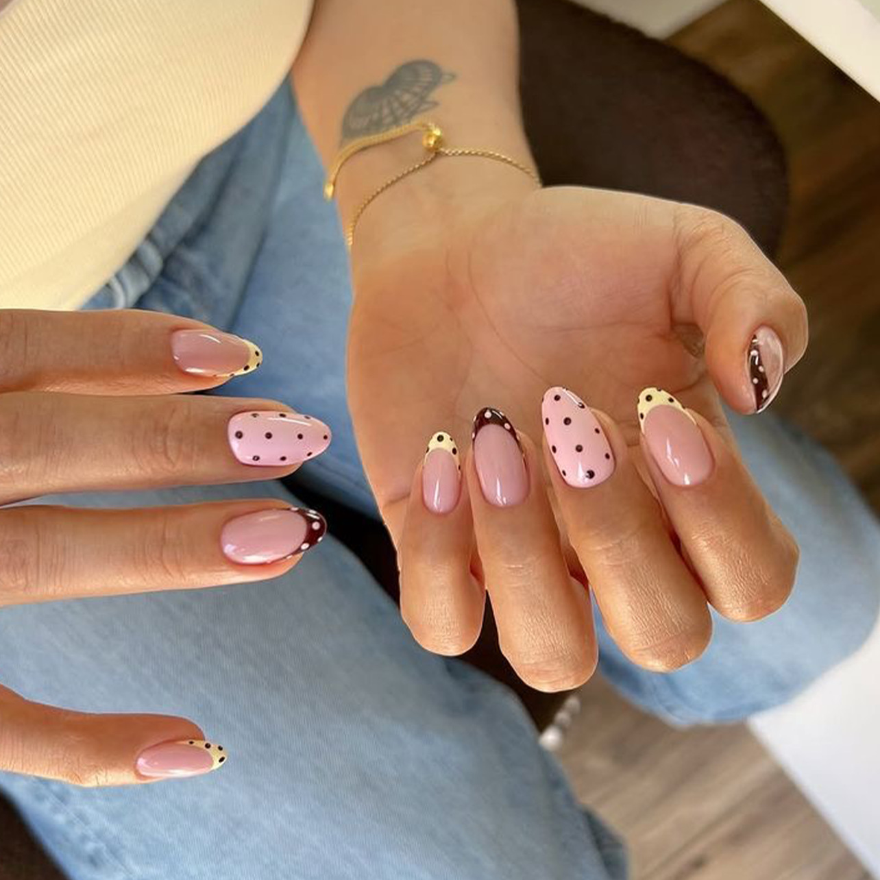 Nail Art Pink - Lot de 24 faux ongles en