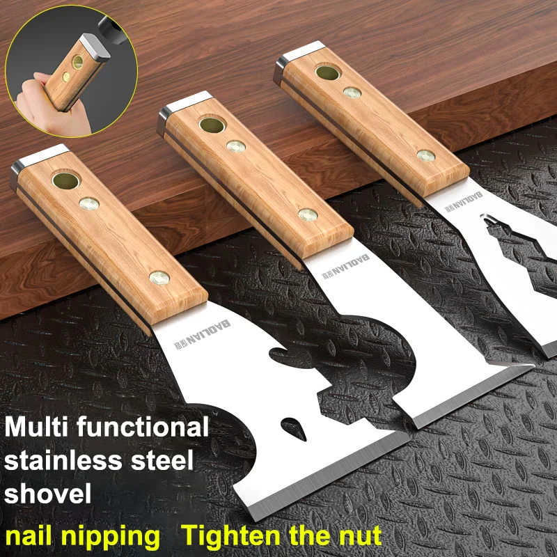 Striping Tape Nail - Spatule de peintre en acier inoxydable,