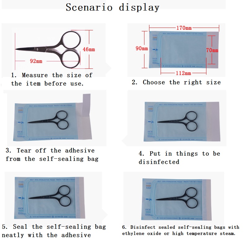 Pochette de stérilisation auto - Striping Tape Nail avis et prix