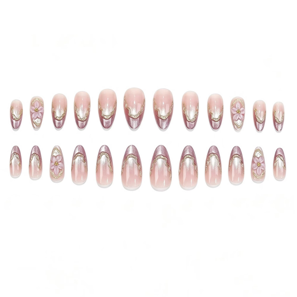 Faux ongles 3D à motifs florau - Nail Art Aesthetic avis et prix