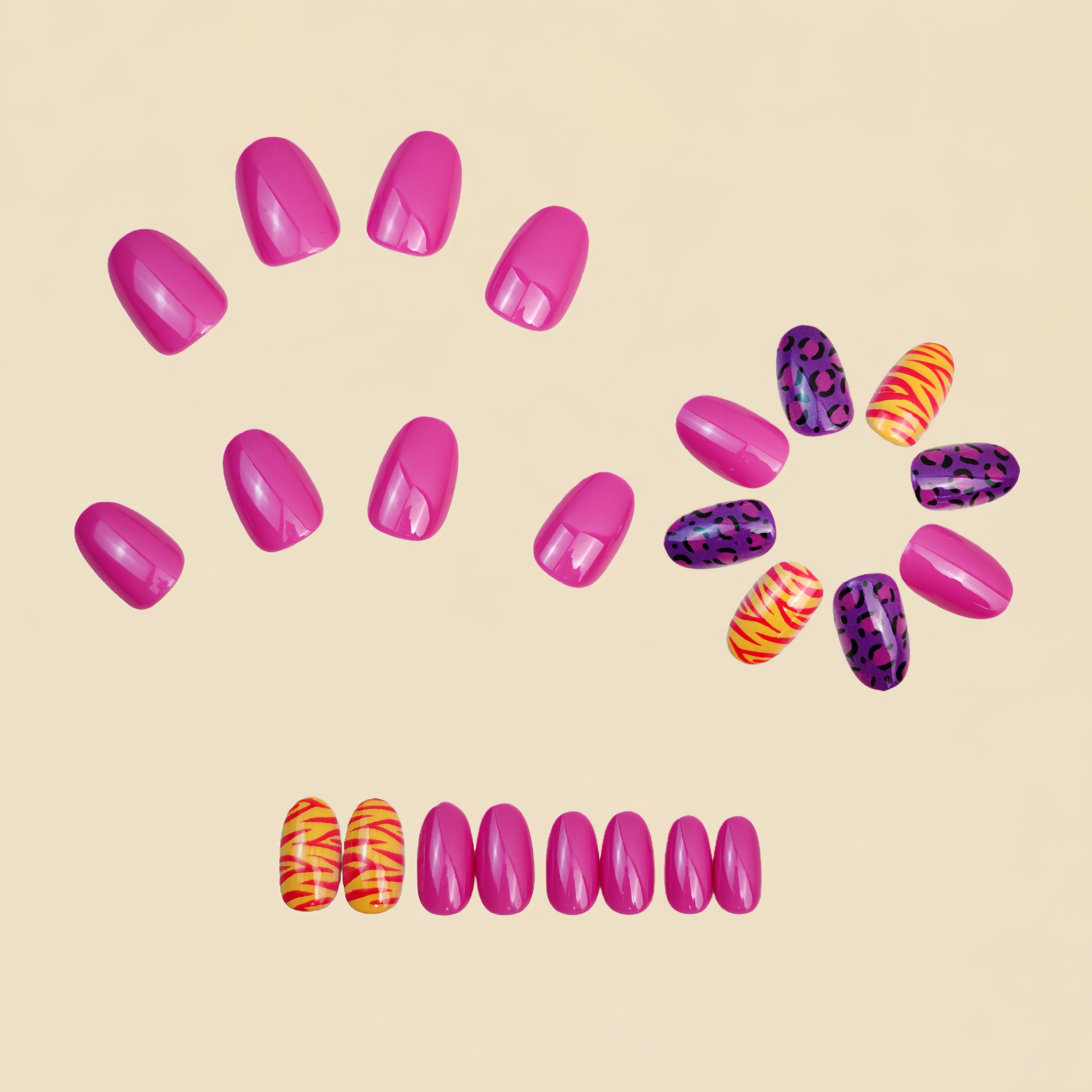 Faux ongles courts et longs po - Nail Art Aesthetic avis et prix