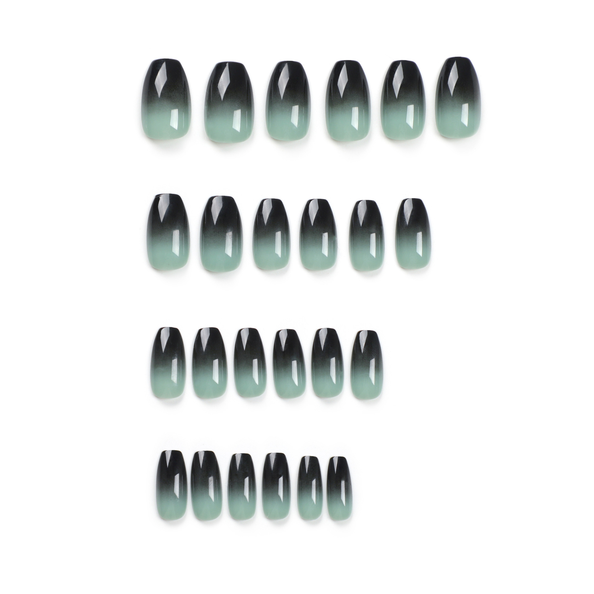 24pc presse sur ongles noir dé - Nail Art Pink avis et prix