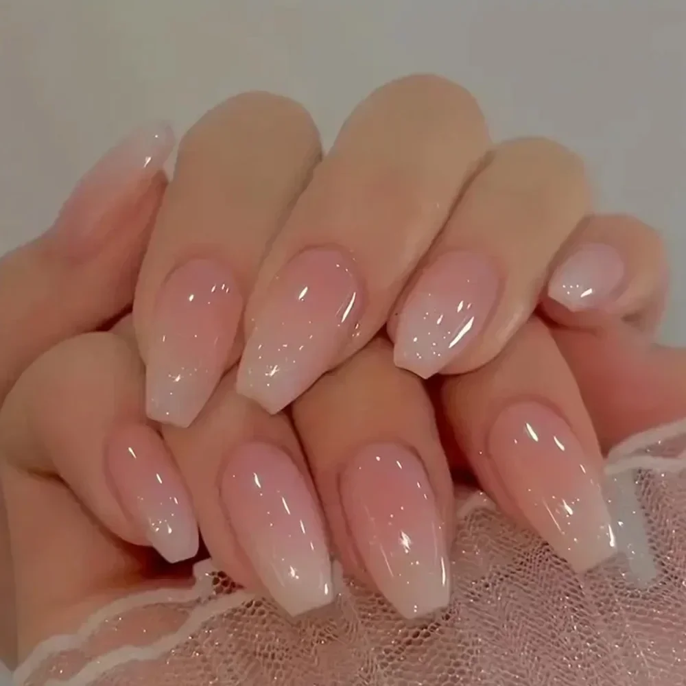 24pc presse sur ongles noir dé - Nail Art Pink avis et prix