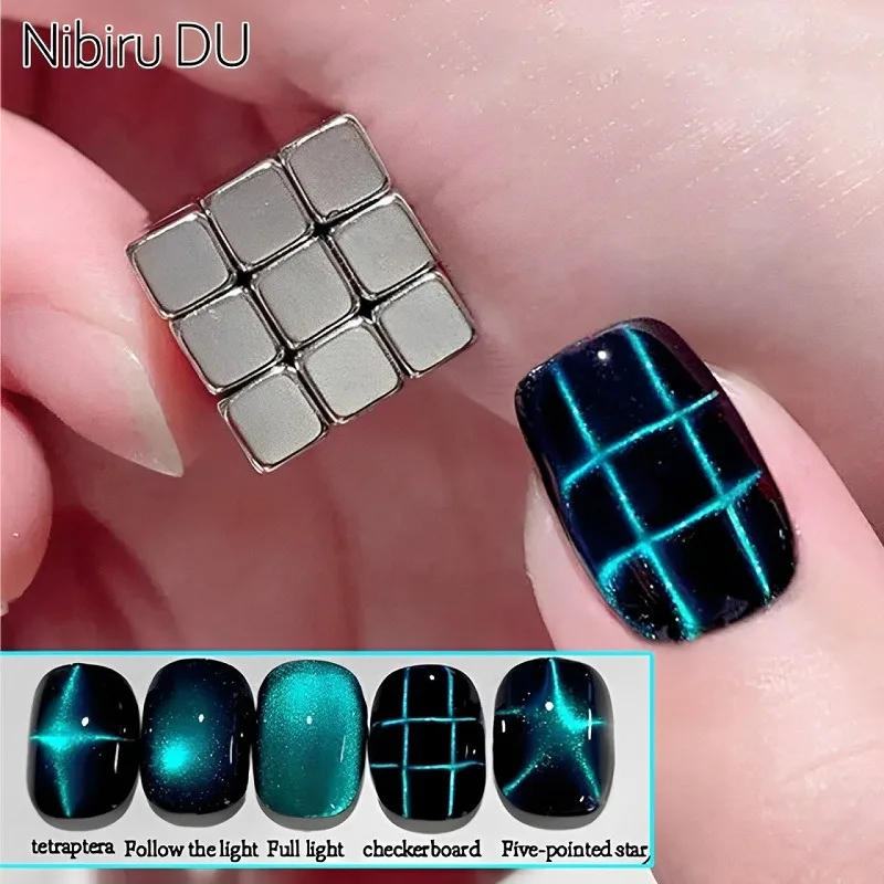 Cube magnétique œil de chat po - Striping Tape Nail avis et prix