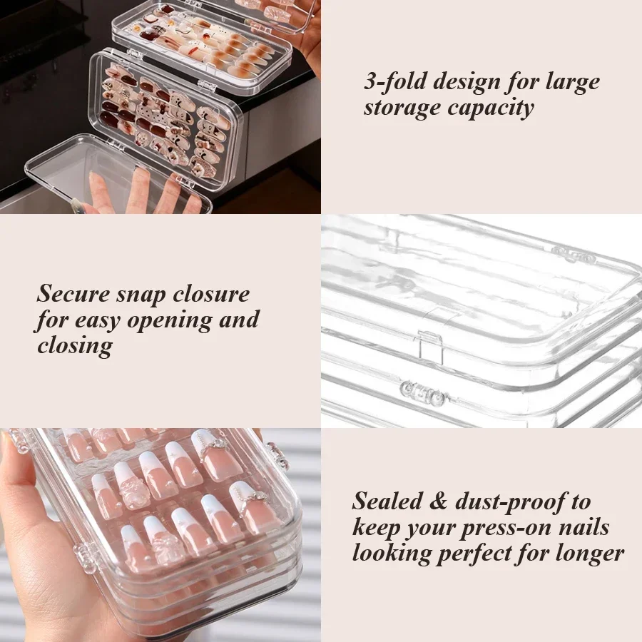 Boîte de rangement transparent - Nail Art Overlay avis et prix