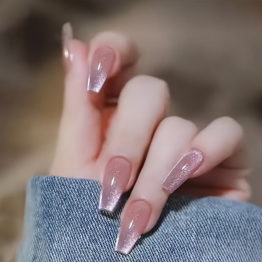 24 faux ongles longs en forme  - Nail Art Aesthetic avis et prix