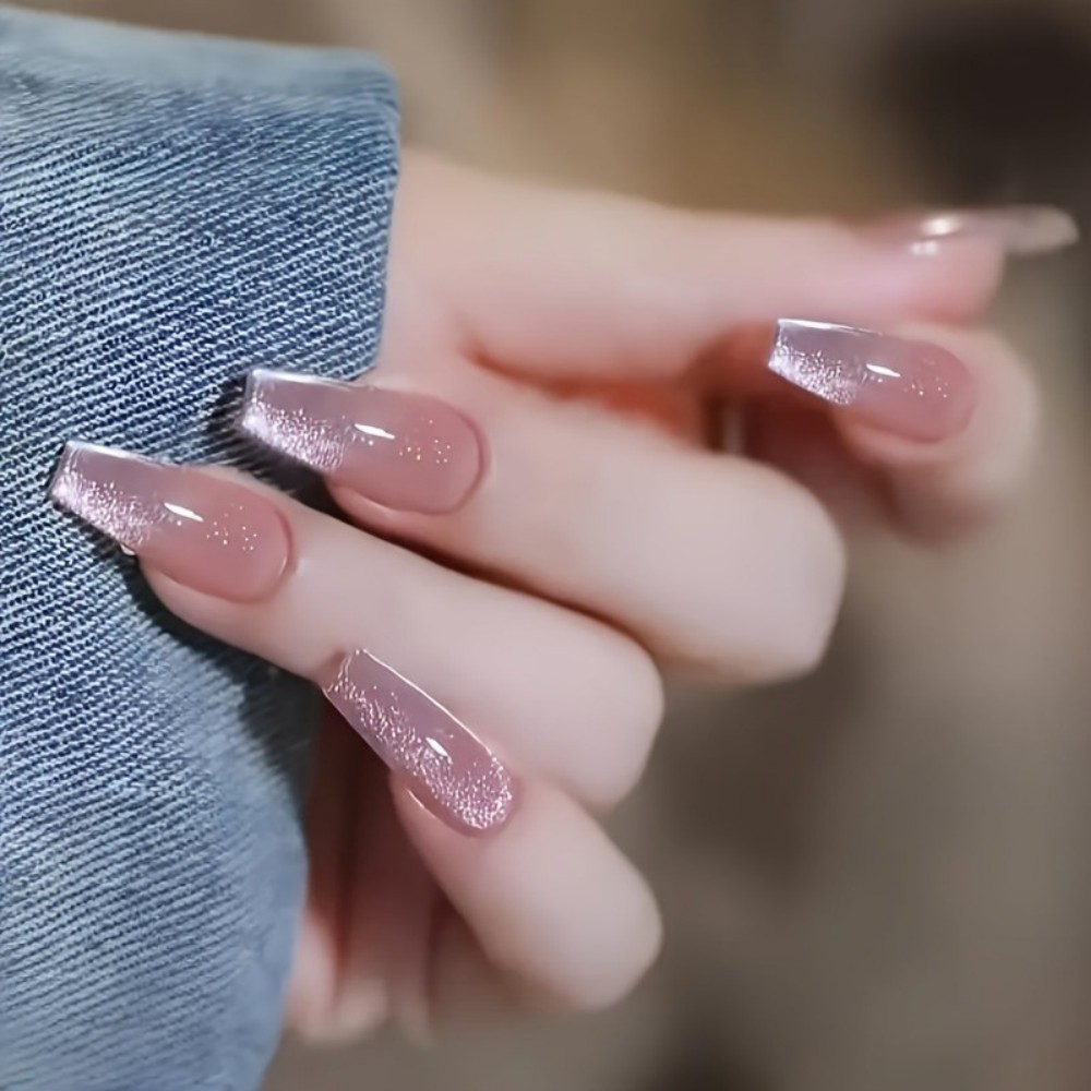 24 faux ongles longs en forme  - Nail Art Aesthetic avis et prix