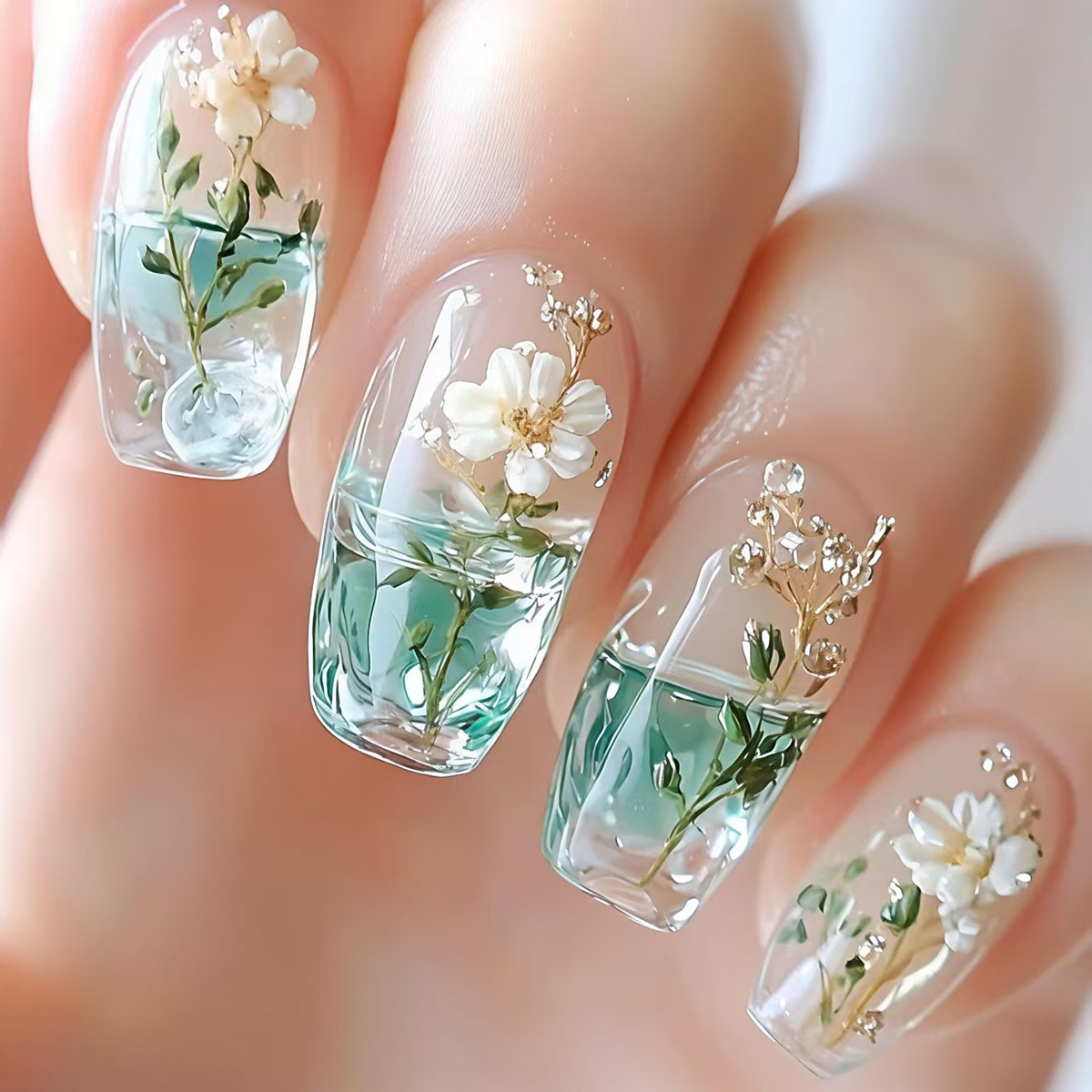 Faux ongles moyens pour femmes - Nail Art Aesthetic avis et prix