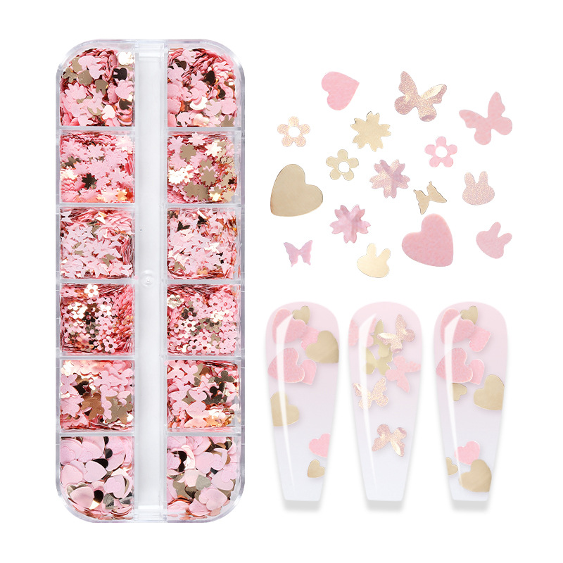 Mélange de Paillettes Papillon - Nail Art Overlay avis et prix