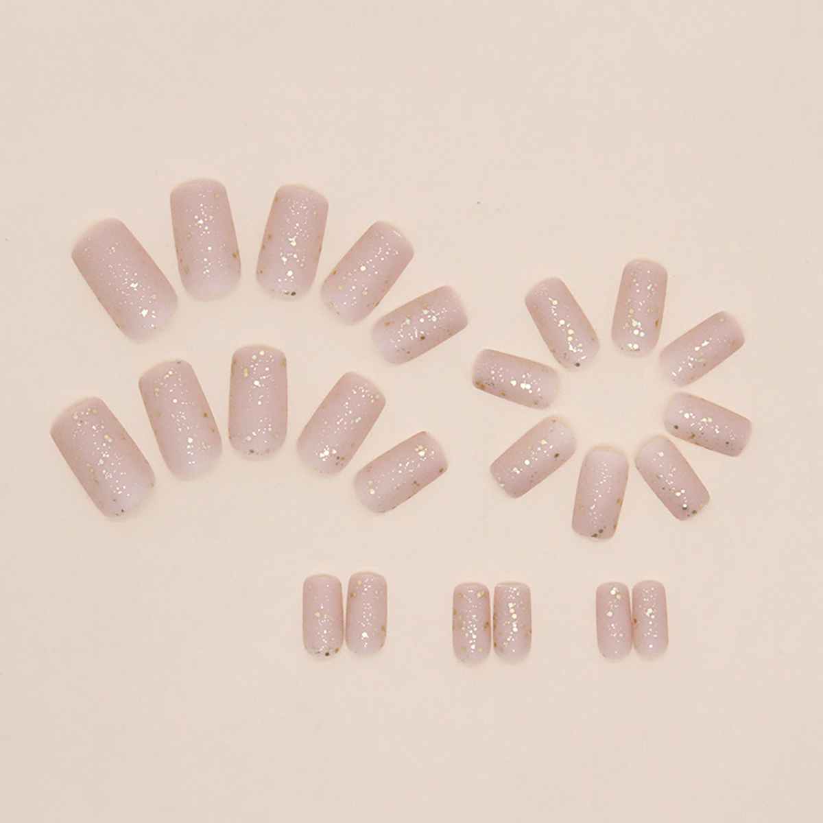 24 pièces d'ongles à texture c - Nail Art Gliter avis et prix