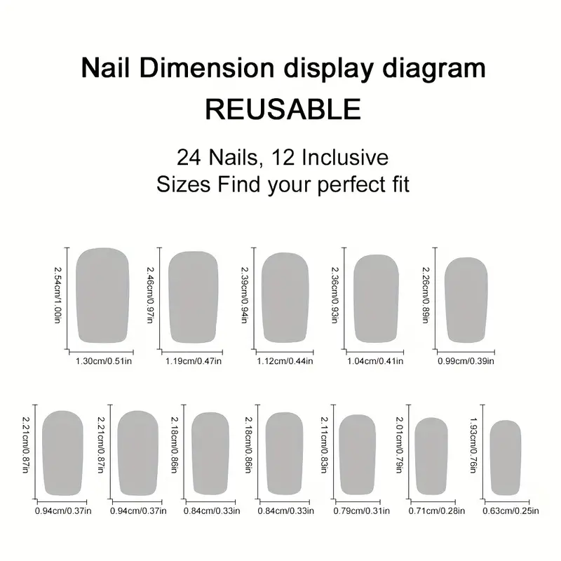 24 pièces d'ongles à texture c - Nail Art Gliter avis et prix